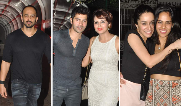 Rohit Shetty, Varun, Huma, Shraddha and others at Karim Morani's birthday bash