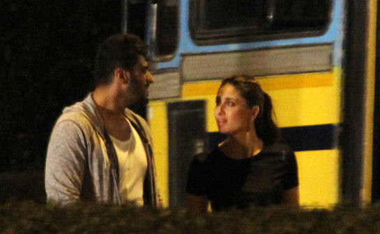 Kareena and Arjun spotted shooting for 'Ki & Ka'