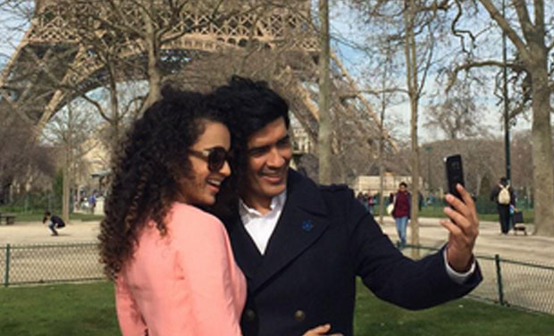 Manish Malhotra and Kangana Ranaut enjoying their holiday in Paris