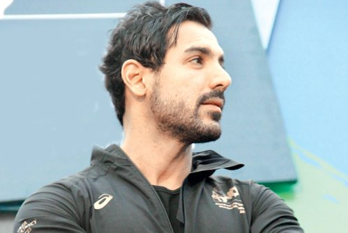 John Abraham at Mumbai Marathon 2015