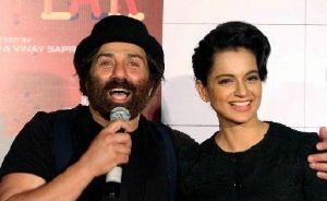 Sunny Deol & Kangana Ranaut at trailer launch of I Love NY