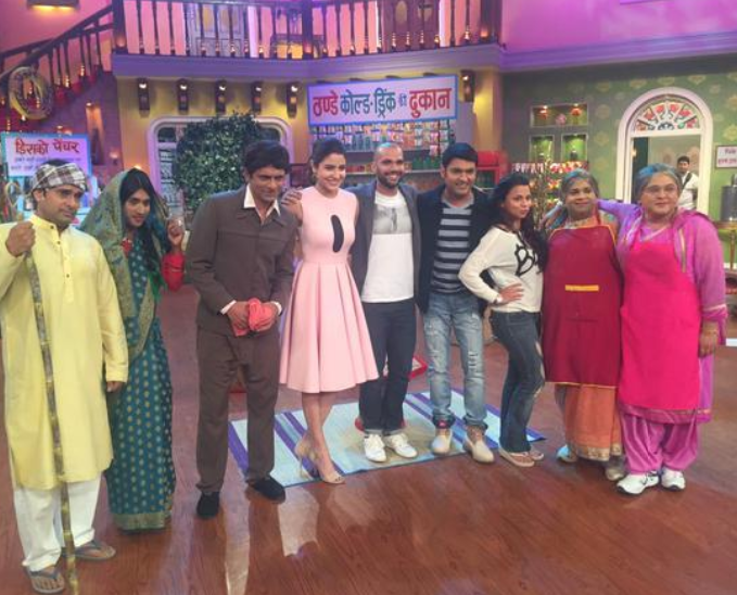Anushka Sharma and Neil Bhoopalam promote 'NH10' on 'Comedy Nights With Kapil'
