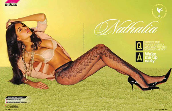 Nathalia Kaur shoots for GQ Magazine