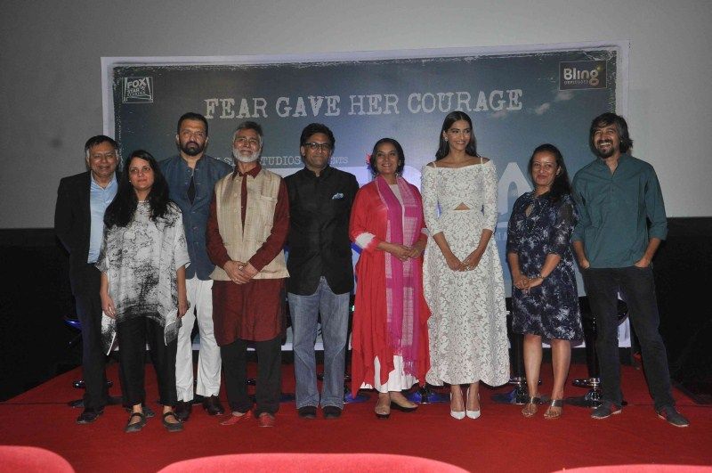 Sonam Kapoor, Shabana Azmi and others at 'Neerja' trailer launch