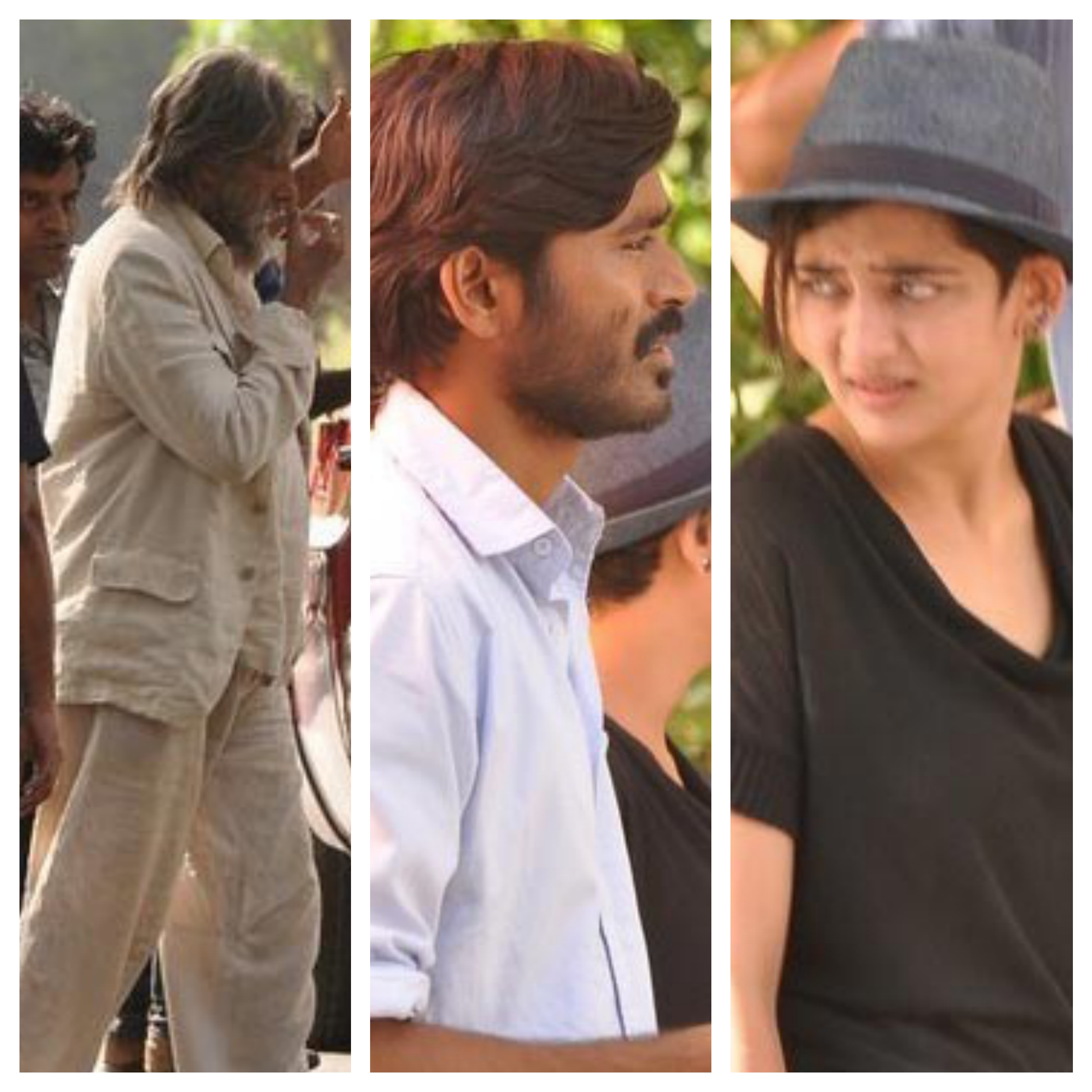 Amitabh Bachchan, Dhanush, Akshara shoot for Shamitabh