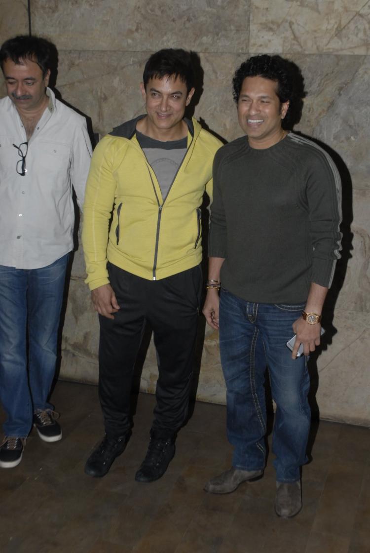 Aamir Khan, Sachin Tendulkar, Anushka Sharma and others at the special screening of 'PK'