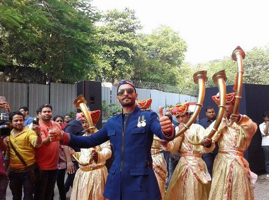 Ranveer Singh at 'Bajirao Mastani' poster launch