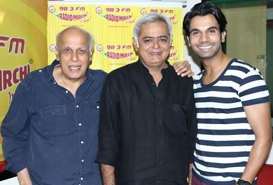 Rajkummar Rao promotes Citylights, with Mahesh Bhatt and Hansal Mehta