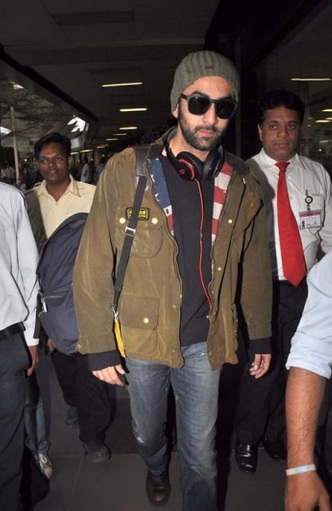 Ranbir Kapoor spotted at the airport