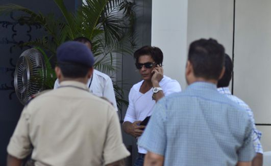 Shahrukh Khan snapped before IPL's final match