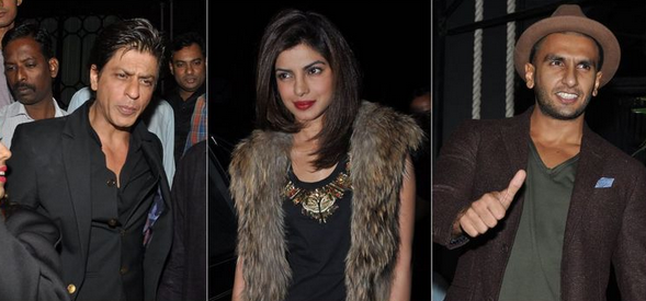 SRK, Priyanka, Ranveer and others attend Sanjay Leela Bhansali's bash