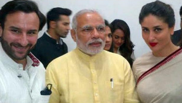 Kareena Kapoor Khan and Saif Ali Khan meet PM Narendra Modi