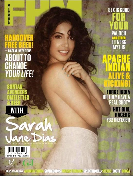 Sarah Jane Dias Hot Photoshoot For FHM Magazine