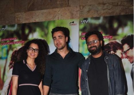 Kangana, Imran, Nikhil and others at the screening of 'Katti Batti'