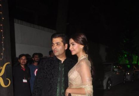 Karan Johar, Sonam Kapoor and others at Shilpa Shetty's Diwali bash