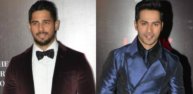 Sidharth Malhotra and Varun Dhawan at 21st Life OK Screen Awards