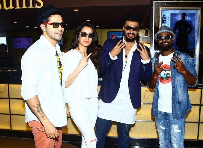Varun, Shraddha, Arjun and others at the special screening of 'ABCD 2'