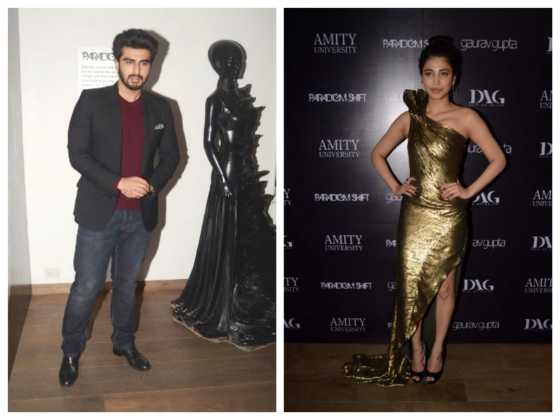 Arjun Kapoor, Shruti Haasan and others at a store launch