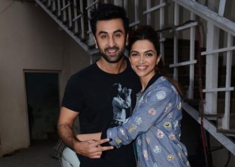 Ranbir Kapoor and Deepika Padukone at the promotions of 'Tamasha'