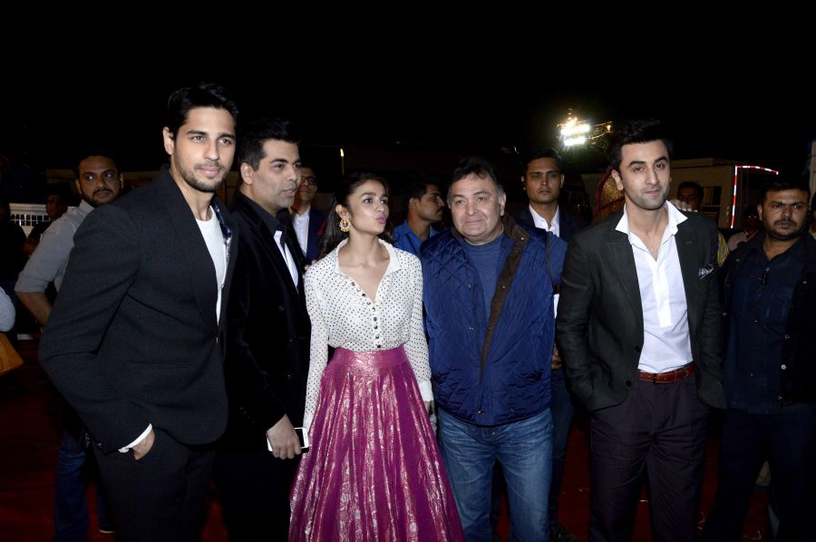 Sidharth Malhotra, Karan Johar, Ranbir Kapoor and others at Umang Police Show