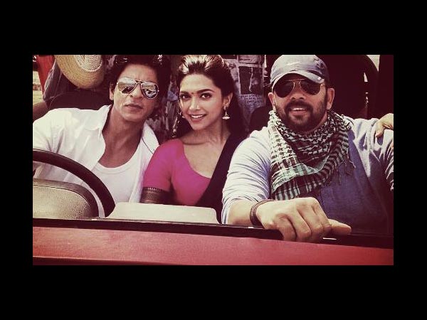 Stills from sets of CHENNAI EXPRESS