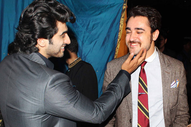 Imran Khan Karan Johar Arjun Kapoor at Chivas Studio Party