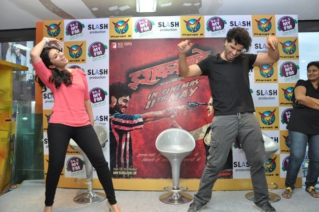 Arjun & Parineeti promotes ISHAQZAADE