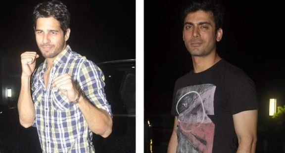 Sidharth Malhotra and Fawad Khan snapped together