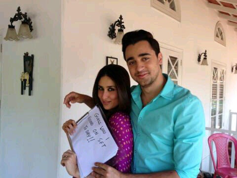 Stills from shoot of GORI TERE PYAAR MEIN