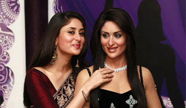 Kareena Kapoor at the unveiling of her statue at Madame Tussauds