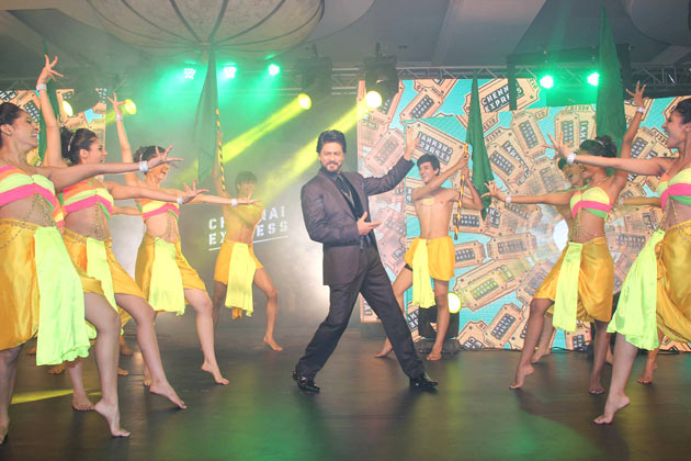 Shahrukh Khan & Deepika at music launch of CHENNAI EXPRESS