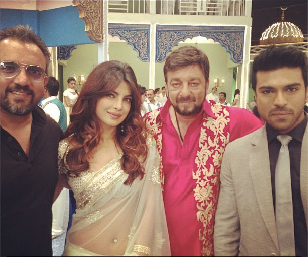 Stills from sets of ZANJEER