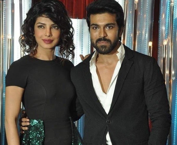 Priyanka Chopra and Ram Charan on the sets of Jhalak Dikhhla Jaa