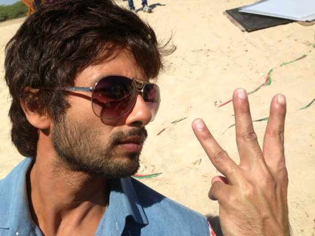 Stills from shoot of RAMBO RAJKUMAR