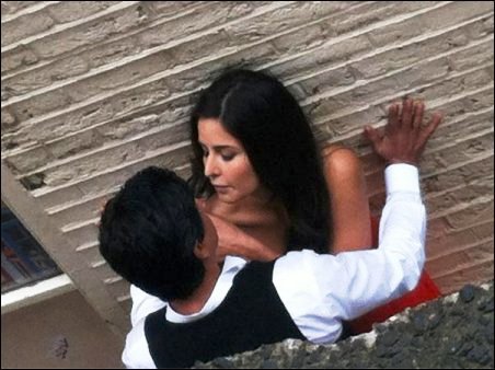 SRk Katrina shoot romantic scenes in London