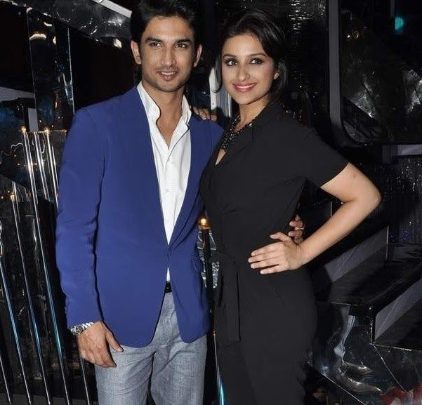 Sushant Singh Rajput and Parineeti Chopra promoting Shuddh Desi Romance