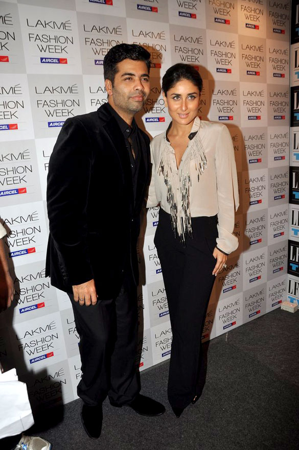 Karan & Kareena at Anushka Khanna show