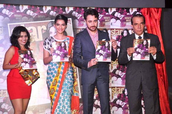 Imran Khan & Sonam Kapoor grace the launch of anniversary cover of Star week magazine