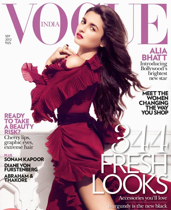 Alia Bhatt on cover of VOGUE