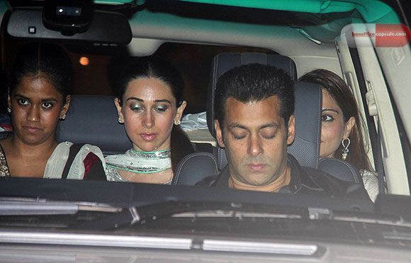 Salman and Karishma Kapoor 