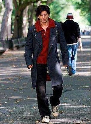 SRK in pensive mood while shooting for Yash Raj film