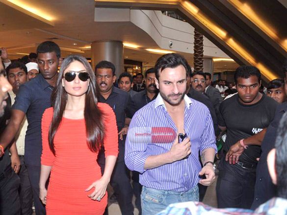 Saif and Kareena on promotion for AGENT VINOD 7