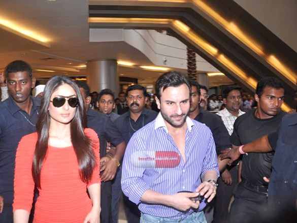 Saif and Kareena on promotion for AGENT VINOD 9