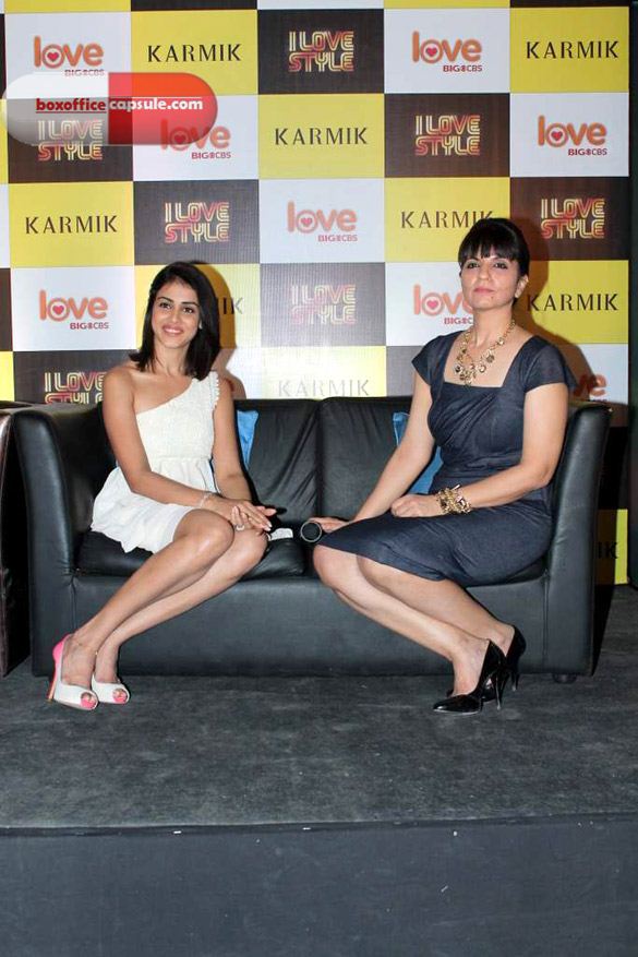 Genelia attends love big & CBS meet 5