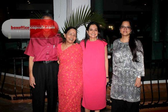 Anupama Chopra with her family at Success bash of FERRARI KI SAWAARI 1