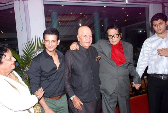 Manoj Kumar, Prem Chopra & Sharman Joshi at success bash of FERRARI KI SAWAARI