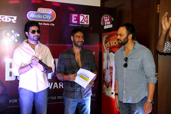 Bol Bachchan team at FM station 6