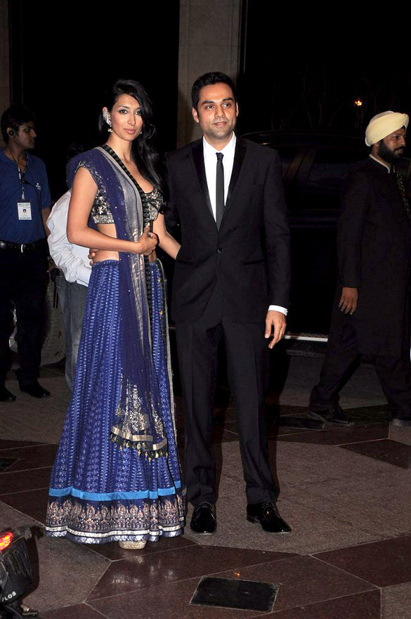 Abhay Deol with girlfriend Preeti at Sangeet ceremony of Eshaa Deol 