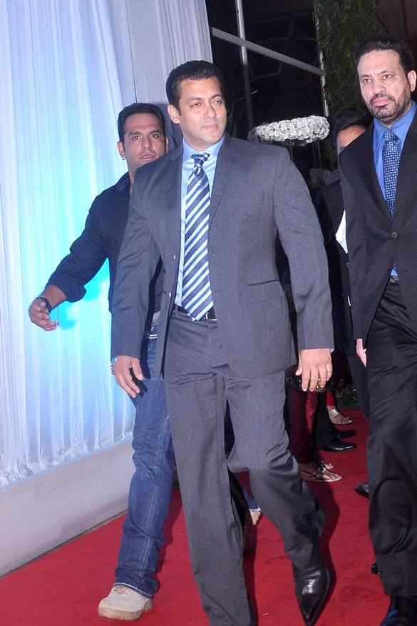 Salman Khan at Reception party of ESHAA DEOL 