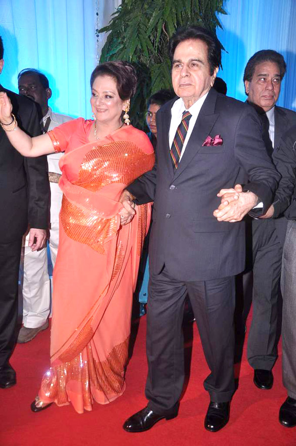 Dilip Kumar & Sairabano at Reception party of ESHAA DEOL 